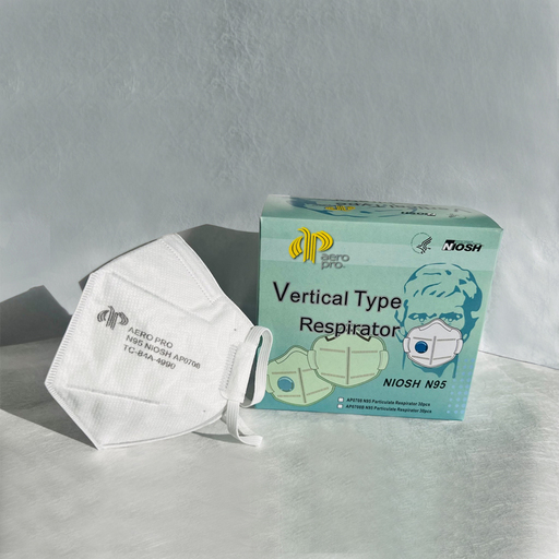 AeroPro AP0708 N95 Vertical Fold Masks (White) – (Box of 30’s)